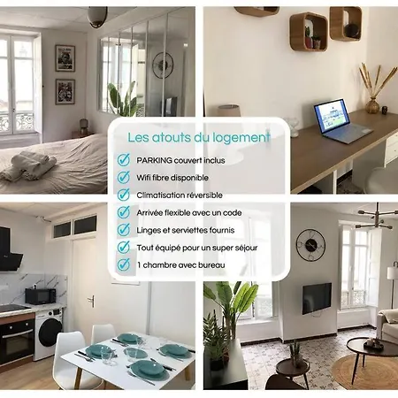 ღ Le Cypriano • T2 Au Centre De Valence Avec Parking * Valence (Drome)